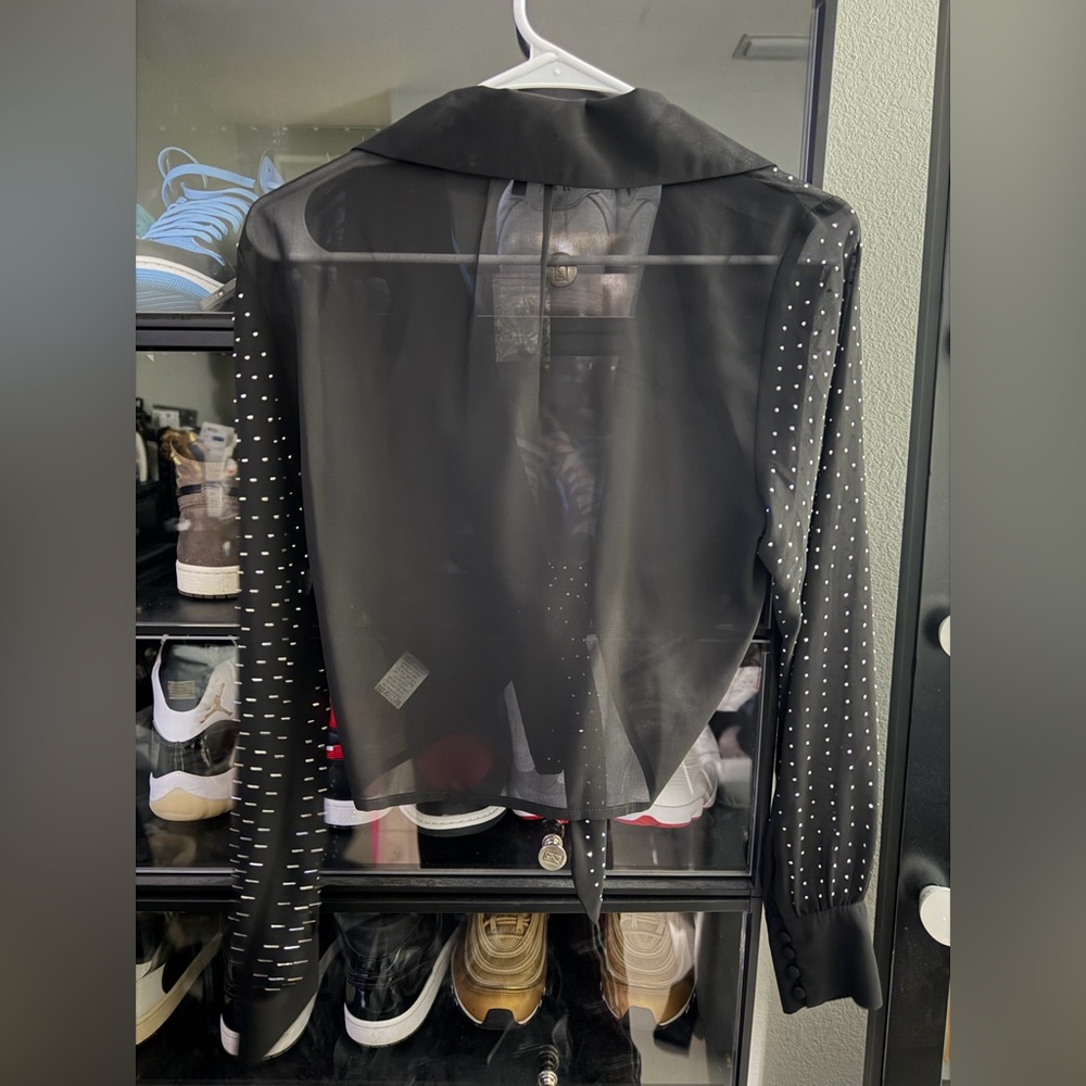 Black Rhinestone Top - Picture 3 of 3